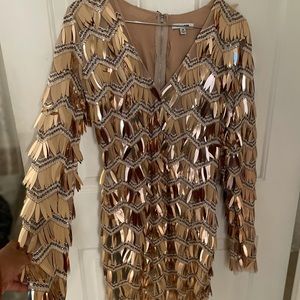 Rose gold sequin Dress